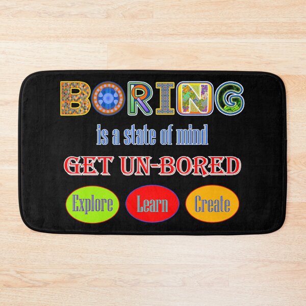 Item preview, Boring? Get Un-Bored designed and sold by artfulnotebook.