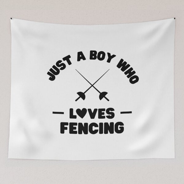 Item preview, Just a boy who loves fencing designed and sold by TheGreenGoat.