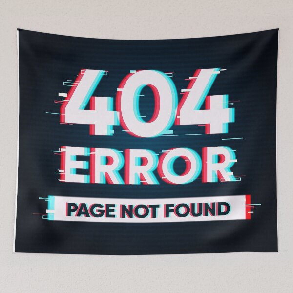Item preview, 404 Error Page Not Found designed and sold by fahadabu.
