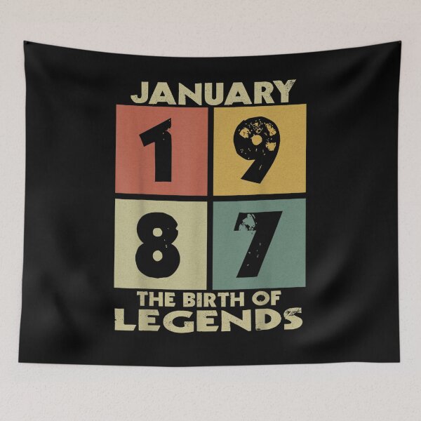 Item preview, January 1987 The Birth Of Legends Best Birth Day Gift  designed and sold by charissamo77.