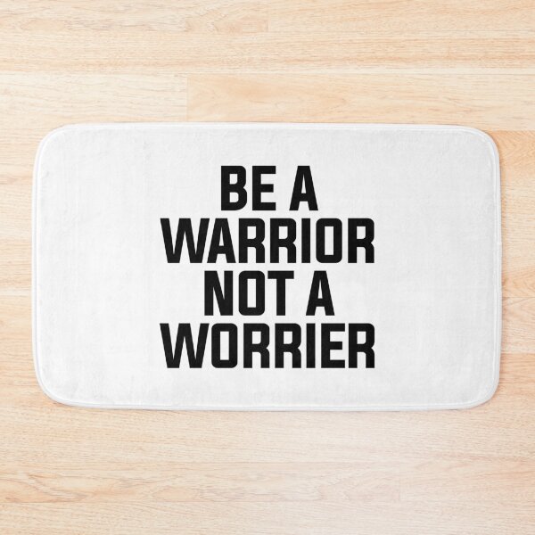 Item preview, Be A Warrior Not A Worrier designed and sold by little-mars.