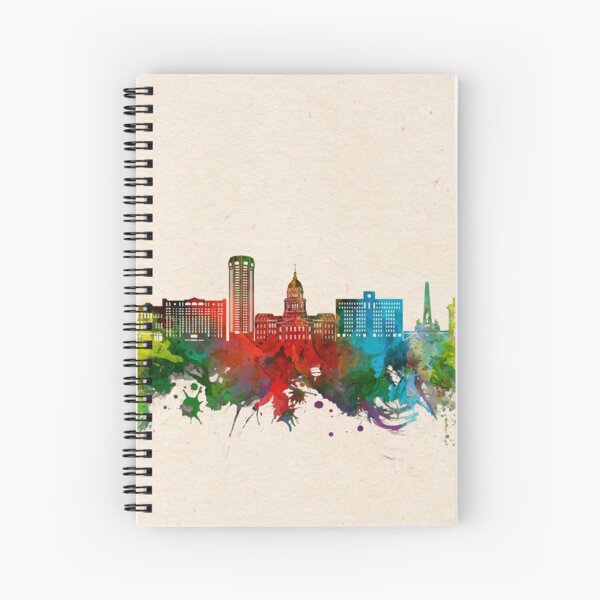 Item preview, springfield skyline watercolor designed and sold by BekimART2.