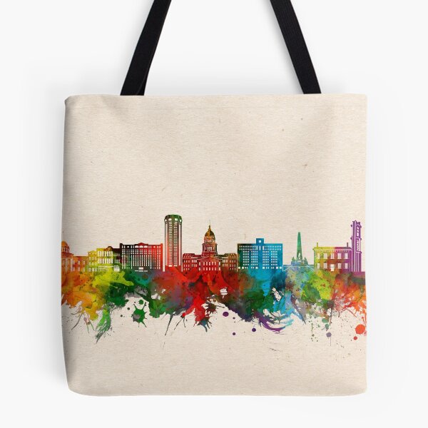 Item preview, springfield skyline watercolor designed and sold by BekimART2.