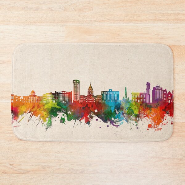 Item preview, springfield skyline watercolor designed and sold by BekimART2.
