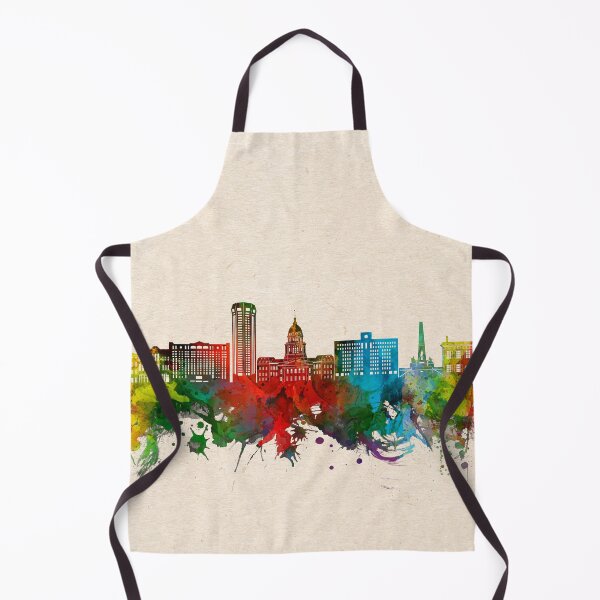 Item preview, springfield skyline watercolor designed and sold by BekimART2.