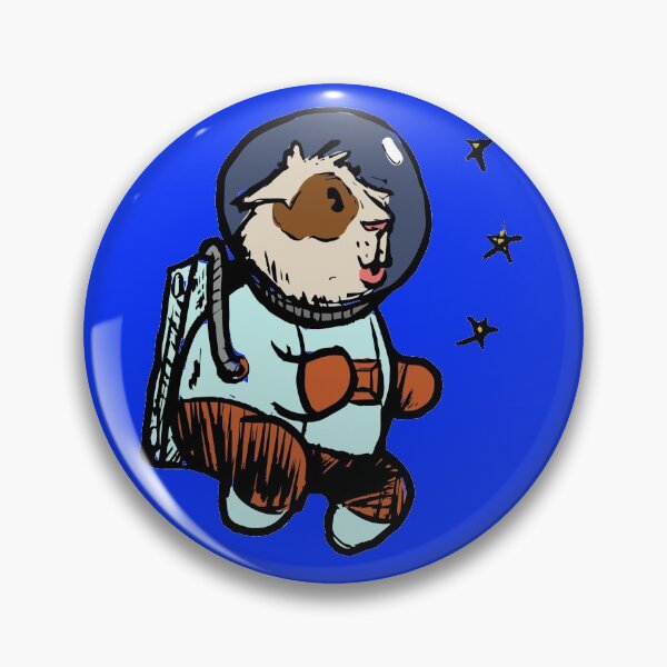 Item preview, Cosmonaut Guinea Pig designed and sold by GuineaPigArt.