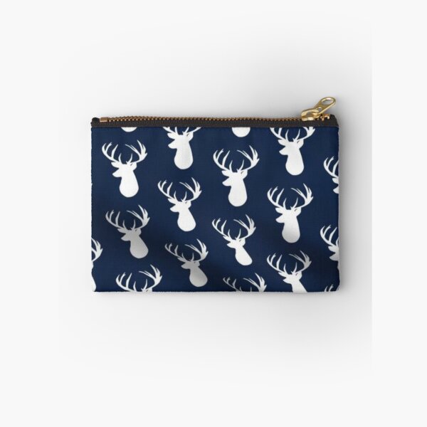Item preview, Deer Fabric - Navy Deer Head Custom Fabric  designed and sold by wardrop24.