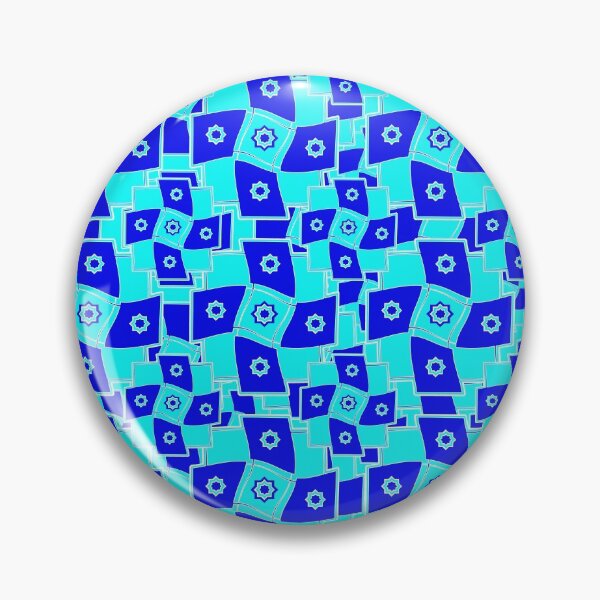 Item preview, Whacky Blue Wave Maximalist Design  designed and sold by Giftables.