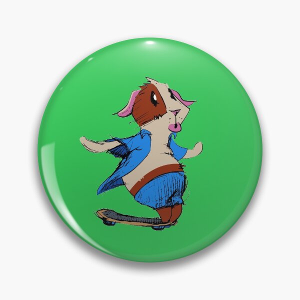 Item preview, Guinea Pig Skater designed and sold by GuineaPigArt.