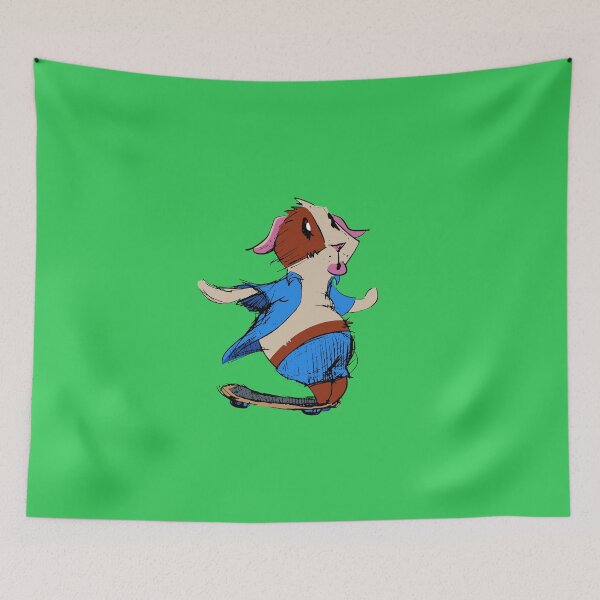 Item preview, Guinea Pig Skater designed and sold by GuineaPigArt.
