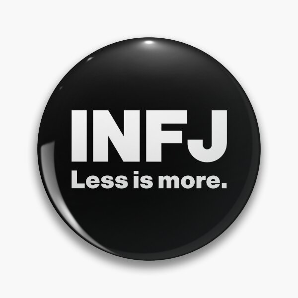 Item preview, INFJ Less is more (MBTI Merch) designed and sold by lamweixing.