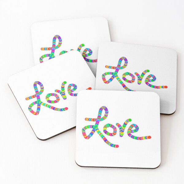 Item preview, Love, colorful, messy and handwritten designed and sold by StickersbyVW.