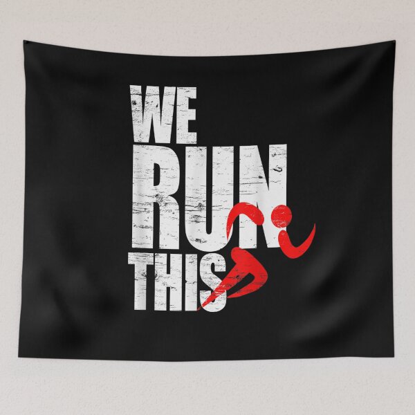 Item preview, We Run This Running Marathon Fitness Workout Jogging Running  designed and sold by charissamo77.