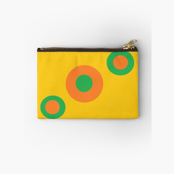Item preview, Circles on Mustard Yellow Green Orange Print designed and sold by ArtIAM8.