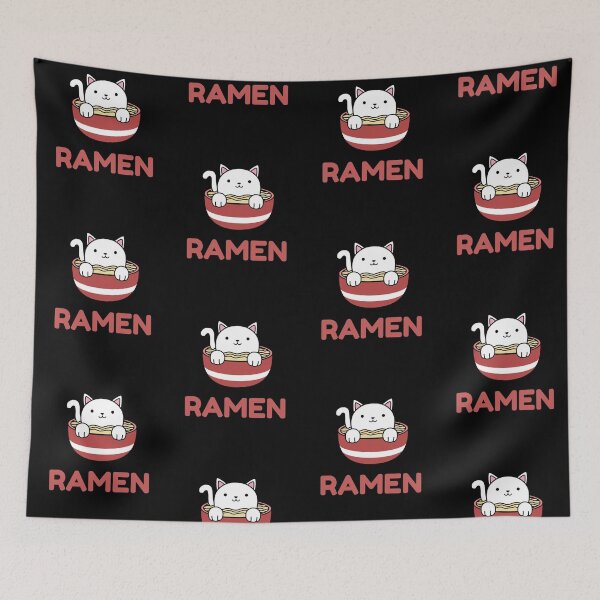 Item preview, Cute Cat In Ramen designed and sold by Shorrab.