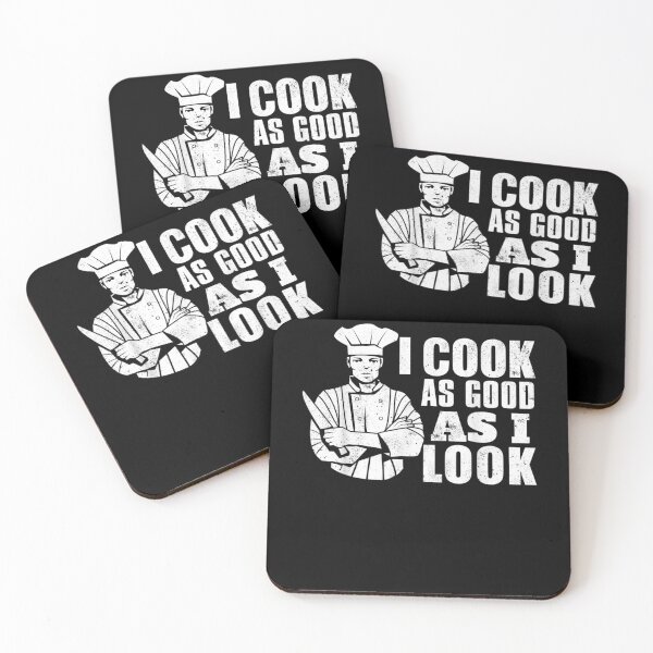 Item preview, I Cook As Good As I Look Funny Cooking Chef  designed and sold by charissamo77.