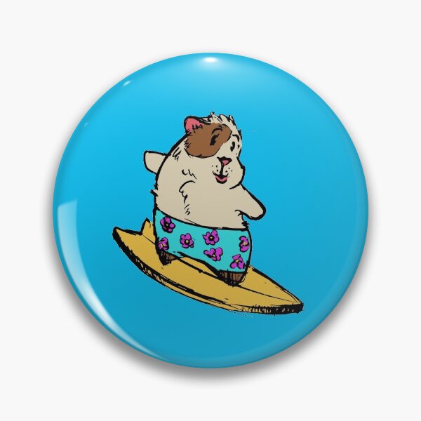 Item preview, Surfer Guinea Pig designed and sold by GuineaPigArt.