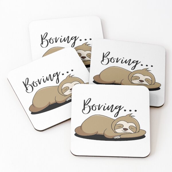 Item preview, Lazy Sloth Says Boring - Funny designed and sold by mewsis.