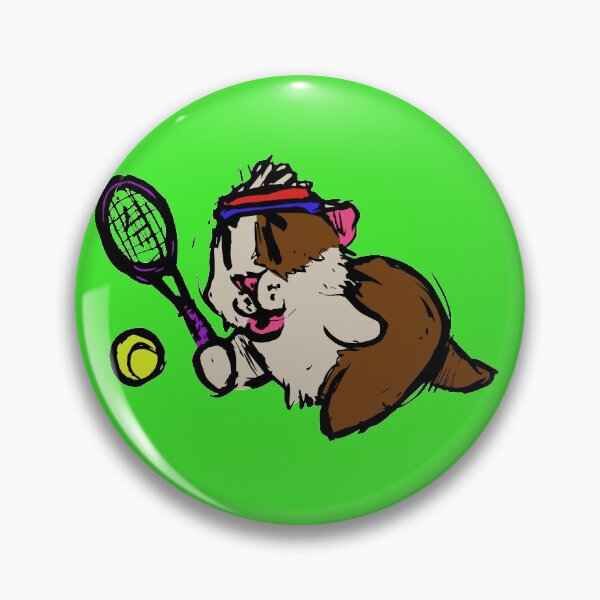 Item preview, Tennis Guinea Pig designed and sold by GuineaPigArt.