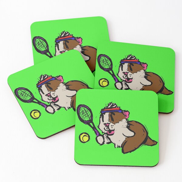 Item preview, Tennis Guinea Pig designed and sold by GuineaPigArt.