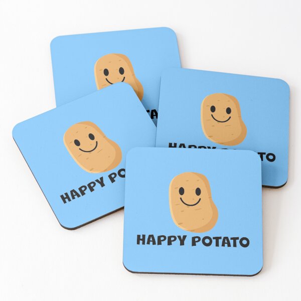 Item preview, Happy Potato - Black designed and sold by SmileMiau.