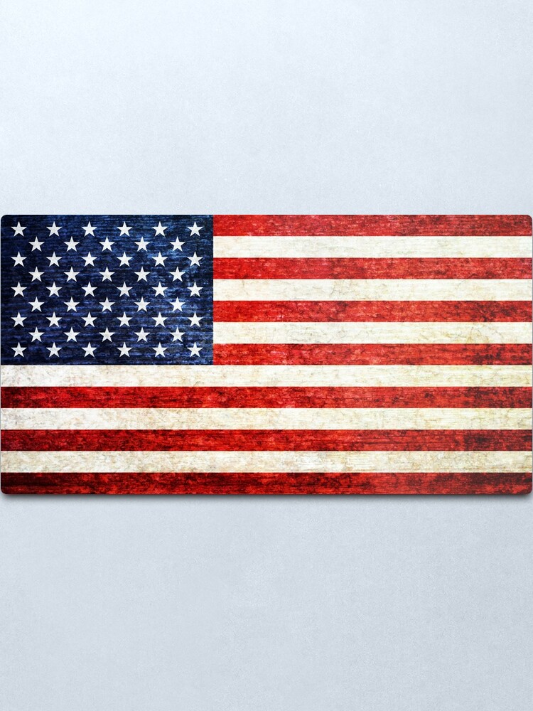 Alternate view of American Flag Metal Print
