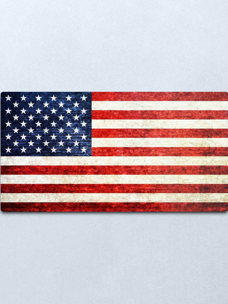 Alternate view of American Flag Metal Print