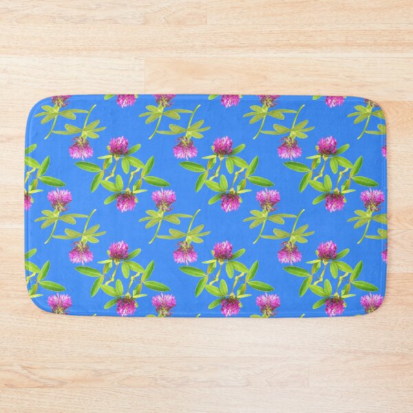 Item preview, Red clovers blue background designed and sold by Amalus-files.