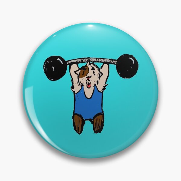 Item preview, Guinea Pig Weightlifter designed and sold by GuineaPigArt.