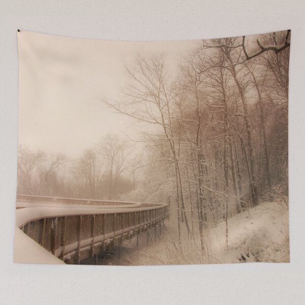 Item preview, Snowy bridge designed and sold by Efineart.