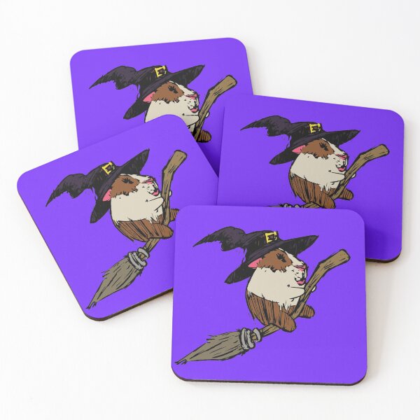 Item preview, Guinea Pig Witch designed and sold by GuineaPigArt.