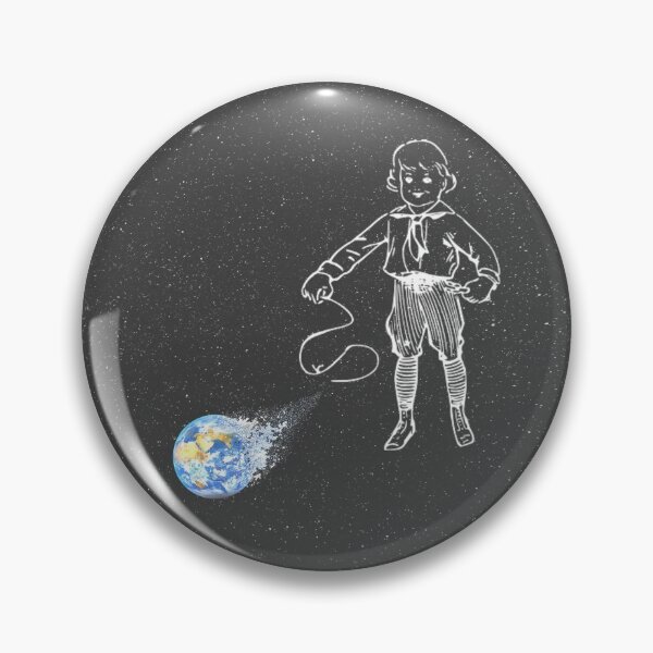 Item preview, Kid Spinning Blue Earth  designed and sold by MinimalSketches.