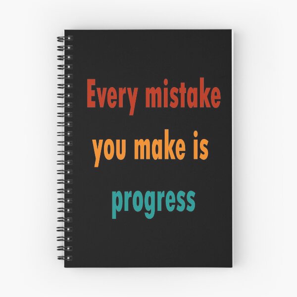 Item preview, Motivational quote:Every mistake you make is progress designed and sold by merchfun2.