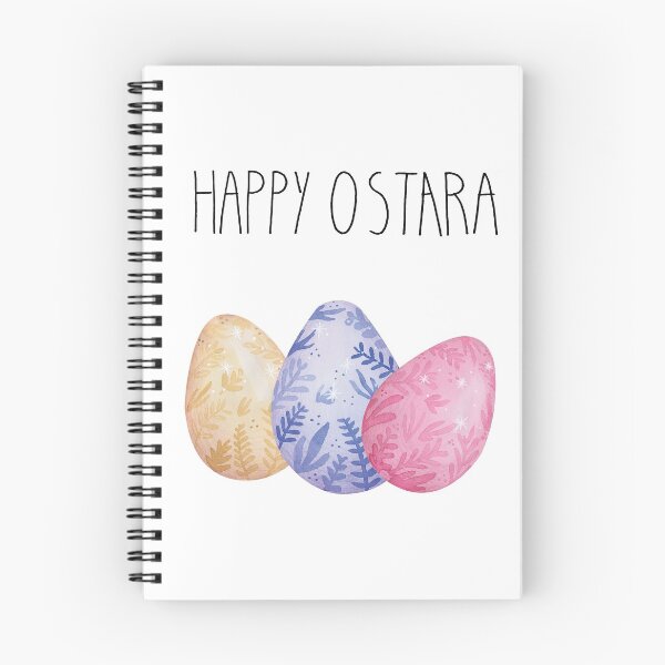 Item preview, Happy Ostara with Gold, Blue, and Pink Eggs designed and sold by cedarandsalt.