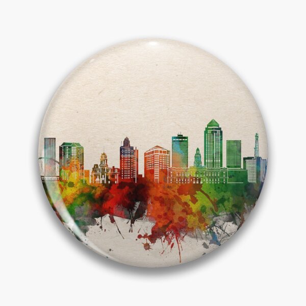 Item preview, des moines skyline 2 designed and sold by BekimART2.