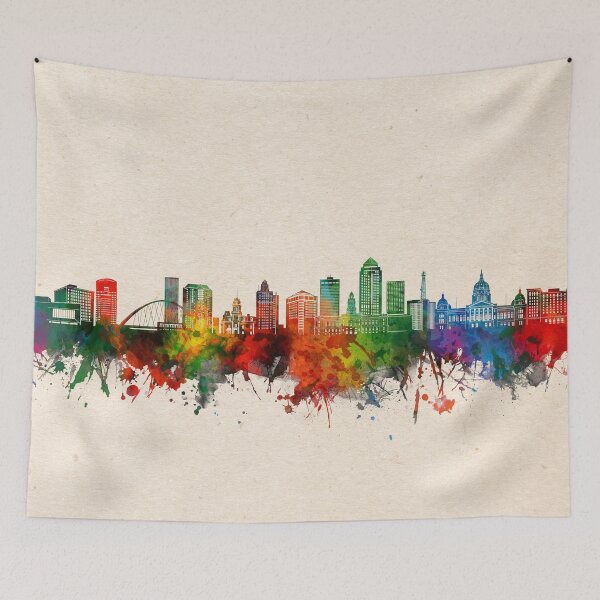 Item preview, des moines skyline 2 designed and sold by BekimART2.
