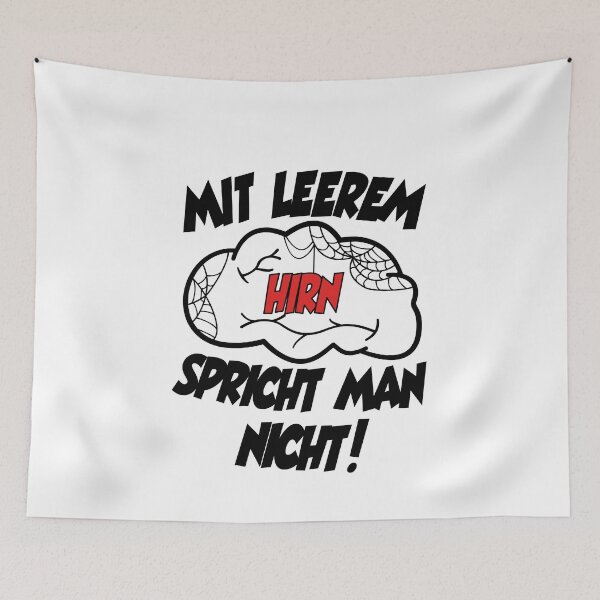 Item preview, One does not speak with an empty brain! Funny saying designed and sold by AvilionDesigns.