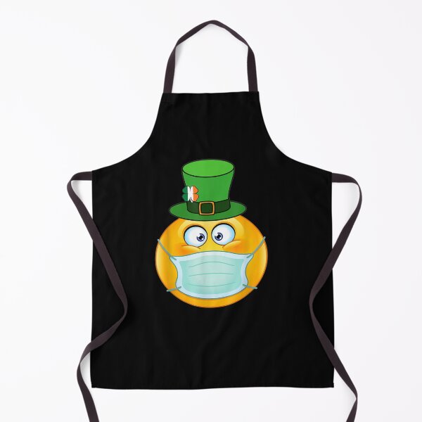 Item preview, St Patrick's Day Face Mask Irish Shamrock On Hat Funny designed and sold by melisenda.