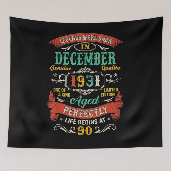 Item preview, Legends Born In December 1931 90th Birthday 90 Years Old  designed and sold by melisenda.