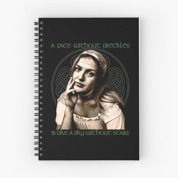 Item preview, A Face Without Freckles, Traditional Celtic Proverb Design, Irish, Gaelic Wisdom designed and sold by Proverbial Wisdom Design.
