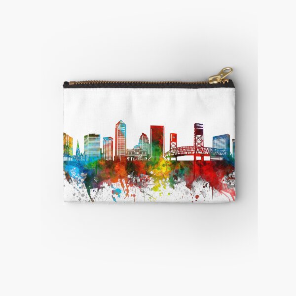 Item preview, jacksonville skyline watercolor designed and sold by BekimART2.