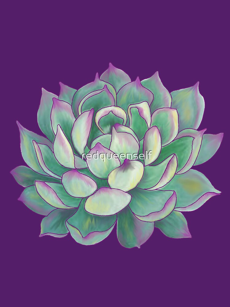 Succulent plant by redqueenself