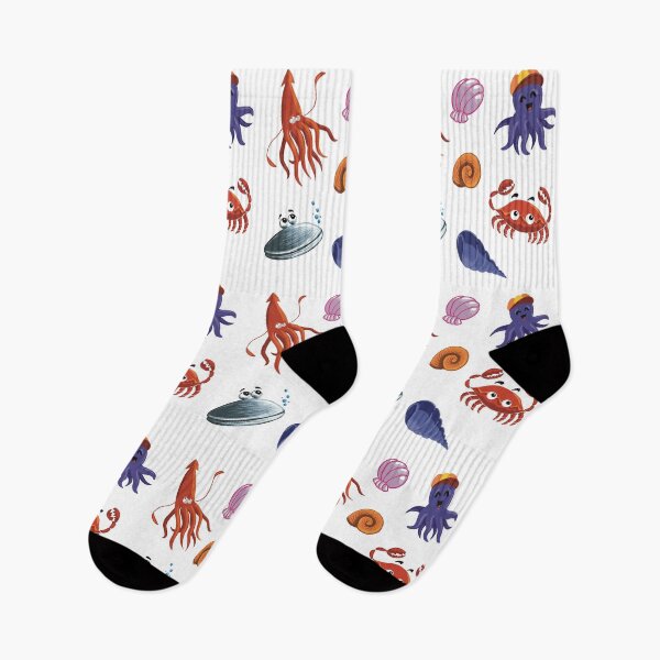 Item preview, Cute Cartoon Sea creatures  designed and sold by MargaritaMaxson.