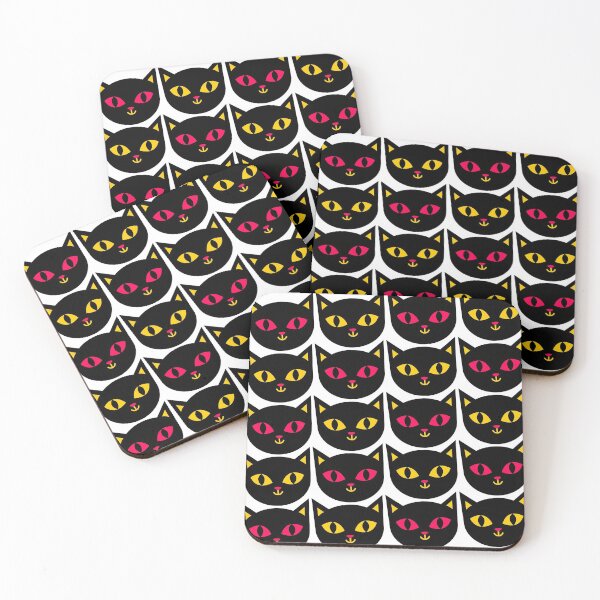 Item preview, angry halloween cats designed and sold by InsaneCorner.