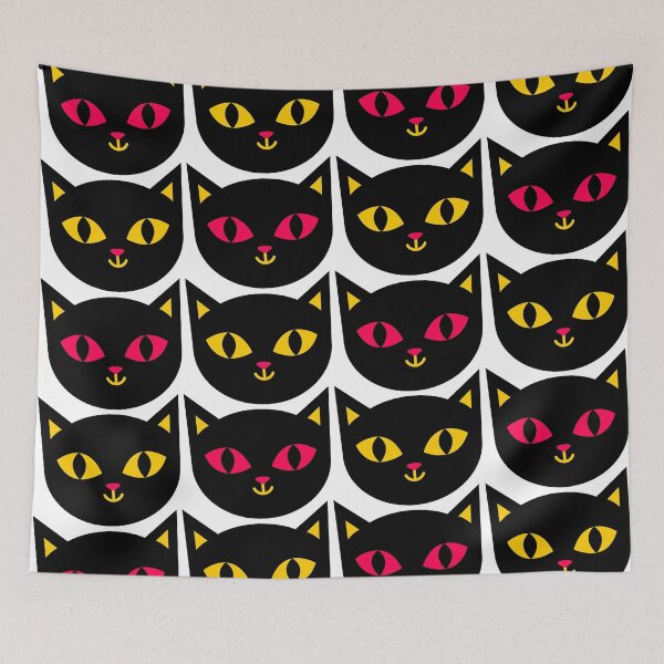 Item preview, angry halloween cats designed and sold by InsaneCorner.