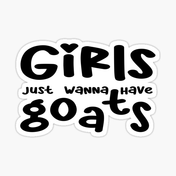 Vista previa del artículo con la obra «Las chicas solo quieren tener cabras - Crazy Goat Girl», diseñado y vendido por GOAT-YOGA-FUN.