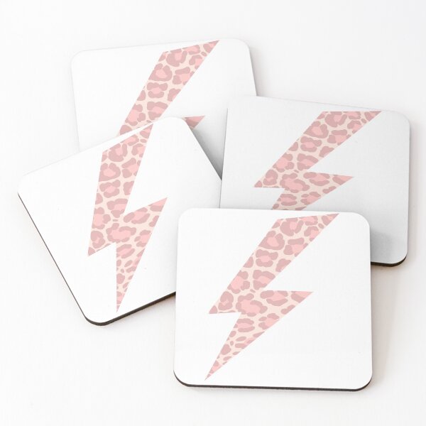Item preview, Pink leopard print lightening bolt designed and sold by SJAPhoto.