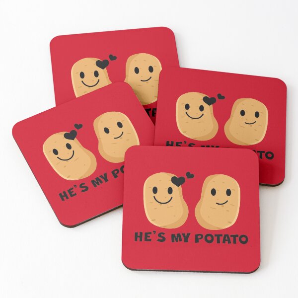 Item preview, He's My Potato - Black designed and sold by SmileMiau.