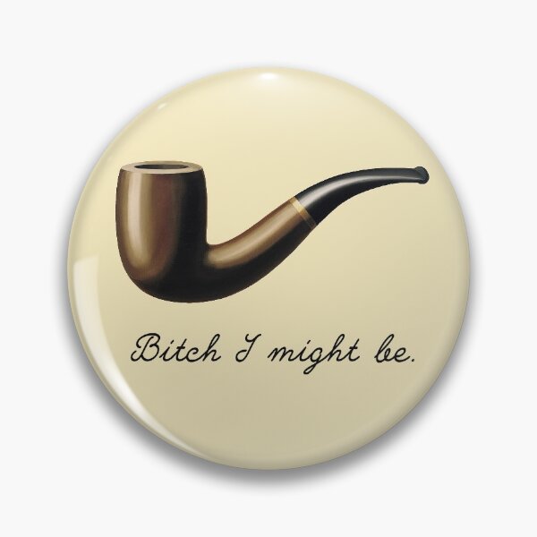 Item preview, Magritte Parody This Is Not a Pipe Treachery of Images designed and sold by betiobca.
