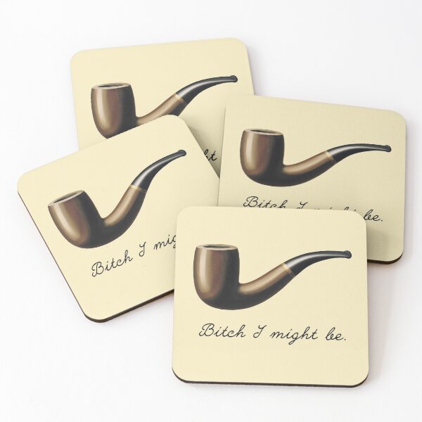 Item preview, Magritte Parody This Is Not a Pipe Treachery of Images designed and sold by betiobca.